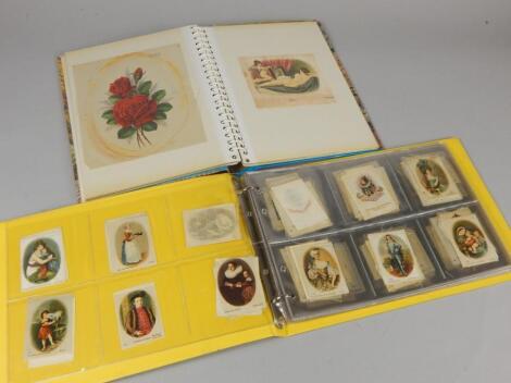 A quantity of early 20thC and later silk cigarette cards.