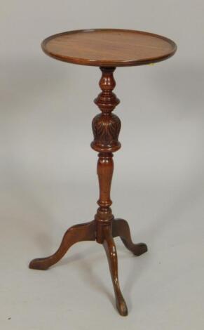 A walnut occasional table
