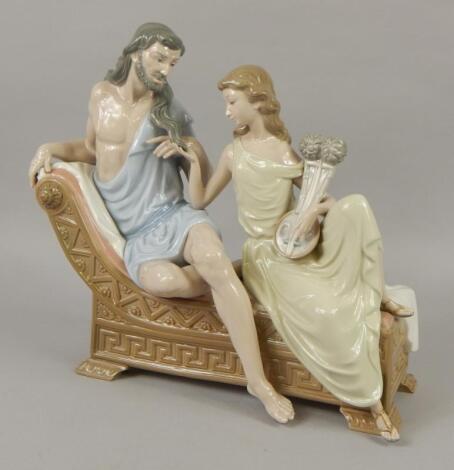 A 20thC Lladro classical figure group