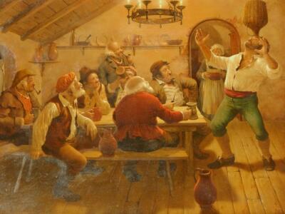 Victor Goulard (19thC). Tavern scene