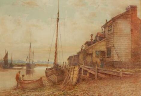 J Waite (19thC). Fishing harbour