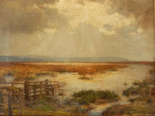 Grace L M Elliott (19th/20thC). Coastal landscape