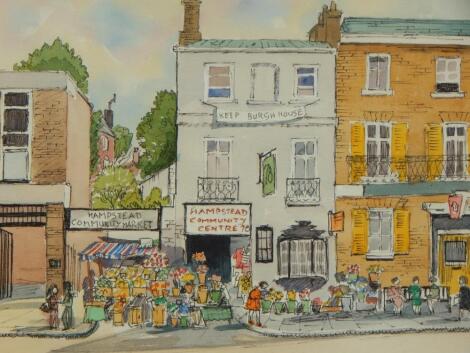 Sydney Arrobus (1901-1990). High Street Hampstead