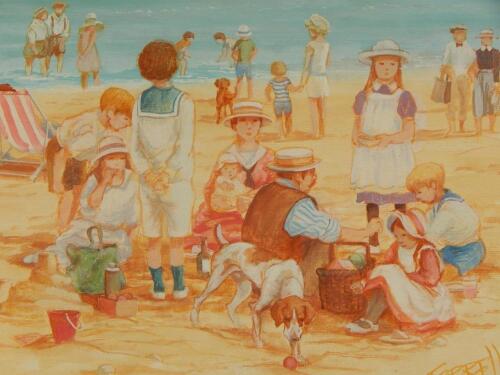 Patricia Terrell (20thC). Picnic