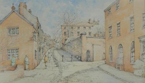 J B Horner (20thC). Steep Hill