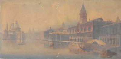 19thC Italian School. The Grand Canal