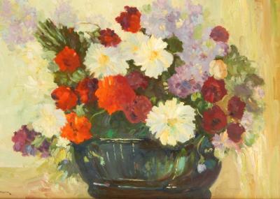 Gordon Clifford Barlow (1913-2004). Floral still life