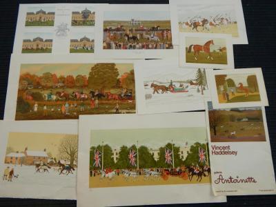 Vincent Haddelsey (1934-2010). Ten artist signed prints - various