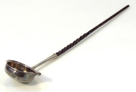 A George III toddy ladle