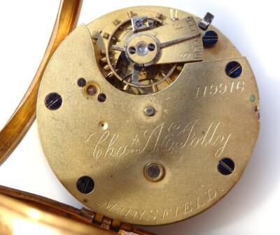 A late Victorian fob watch - 3