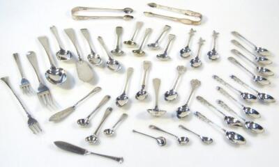 Various Georgian and other silver flatware