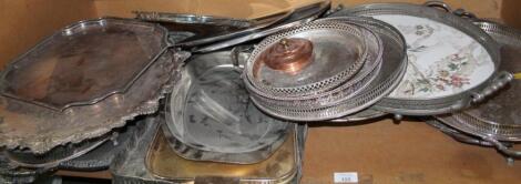 A large quantity of various early 20thC and later silver platedware