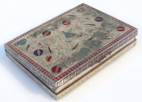 A late 19thC card case