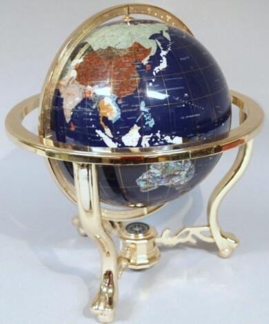 A modern terrestrial table globe