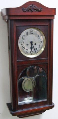 A 20thC wall clock