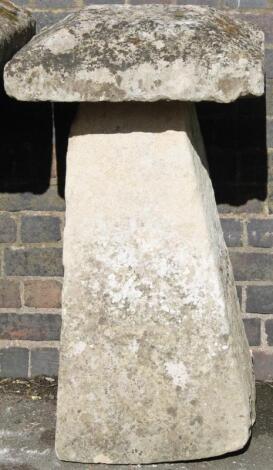 A staddle stone