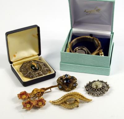 Costume jewellery and watches