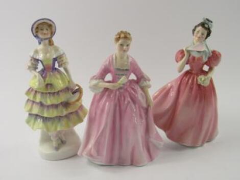 Three Royal Doulton figures