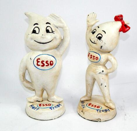 *Two Esso Herr and Frau Tropf emanel money banks.