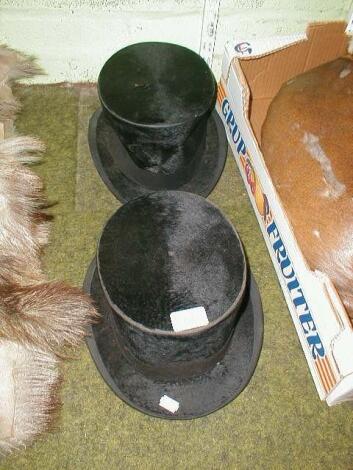 Two top hats. £20-30