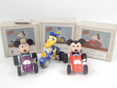 Three retro toy collection Disney characters
