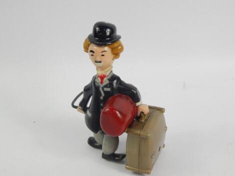 A clockwork figure of Charlie Chaplin
