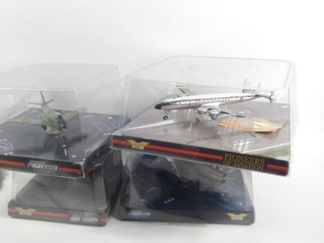 A collection of model aeroplanes