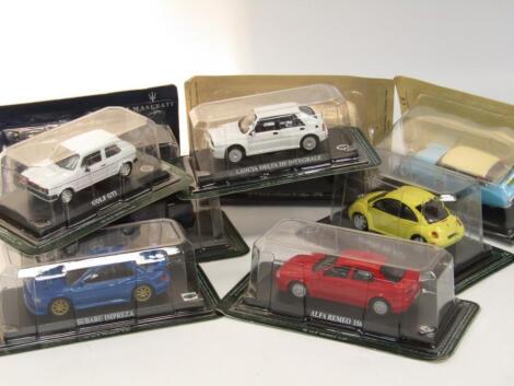 Various die cast vehicles scale model sets