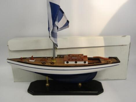 A Leonardo Collection ornamental scale model yacht