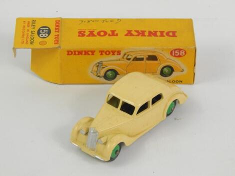 A Dinky Toys boxed vehicle Riley Saloon