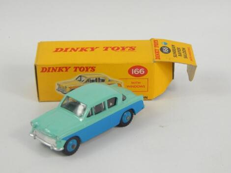 A Dinky Toys diecast vehicle Sunbeam Rapier saloon