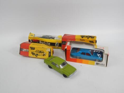 Various Buby die cast vehicles