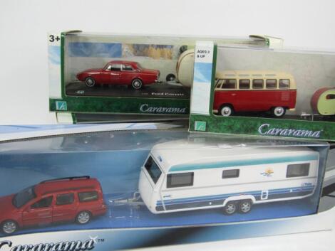 Cararama car and caravan die cast vehicles