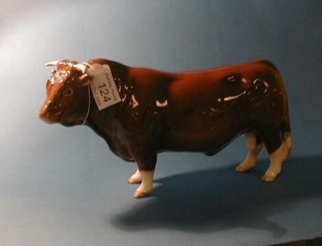 A Beswick figure, Limousin Bull, # 2463B