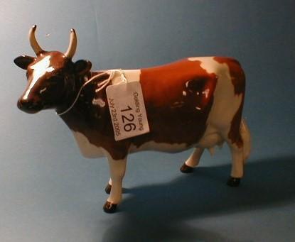 A Beswick figure, Ayrshire cow, #1350