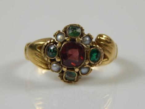 A Victorian dress ring