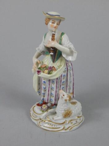 A Meissen figure