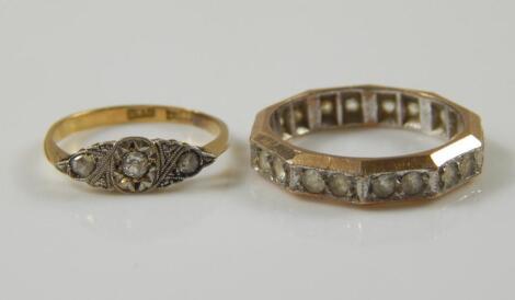 Two dress rings