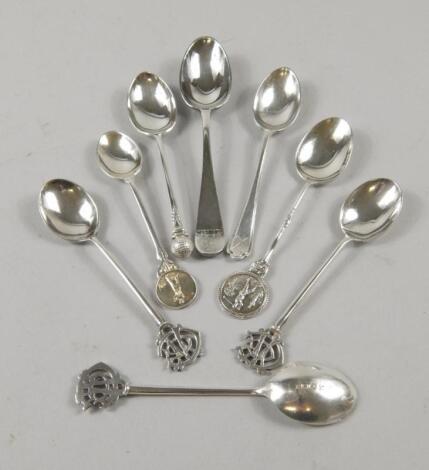 Various golf related presentation spoons