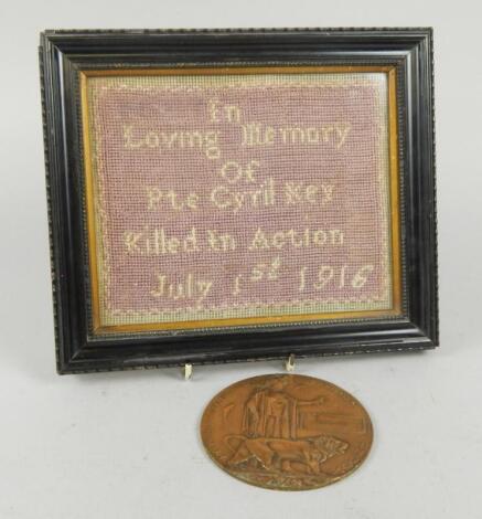 Two WWI commemorative items