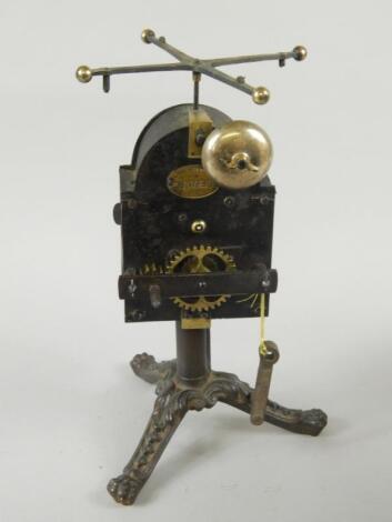 A French clockwork revolving spit with timer