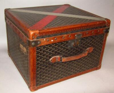 A 20thC Goyard hat box