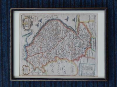 After Blome. A map of Lincolnshire - 2