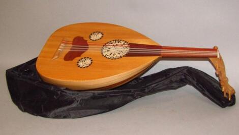 A French mandore style mandolin