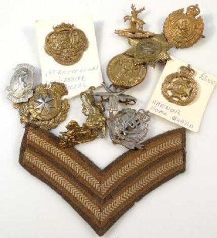 Various 20thC army cap badges