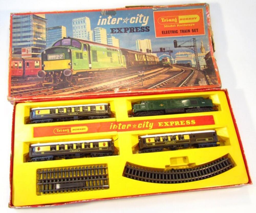 A Tri-ang Hornby model railways electric train set