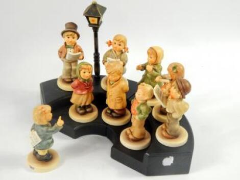 A Hummel Collectors Club set of carol singers