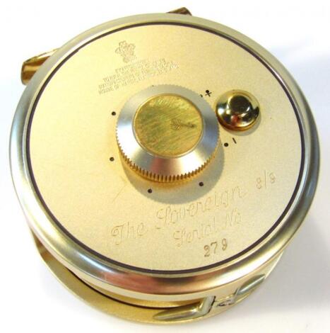 A Hardy Alnwick Sovereign 8/9 no 279 fishing reel