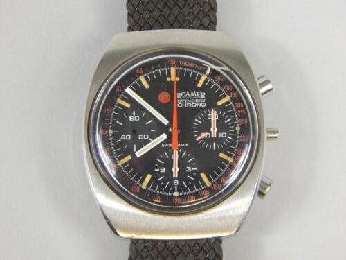 A Romer Stingray Chrono retro style wristwatch