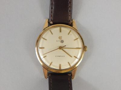 A Cyma Cymaflex gentleman's wristwatch